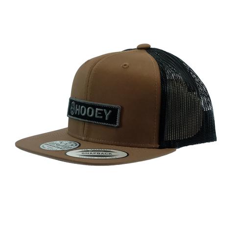 Hooey Lockup Brown And Black Trucker Patch Youth Cap 