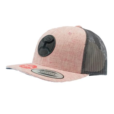 Hooey Blush Pink And Grey Trucker Youth Cap 