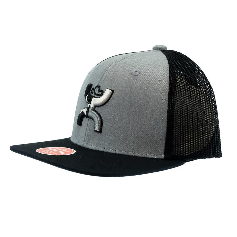  Hooey Grey And Black Texican Youth Cap