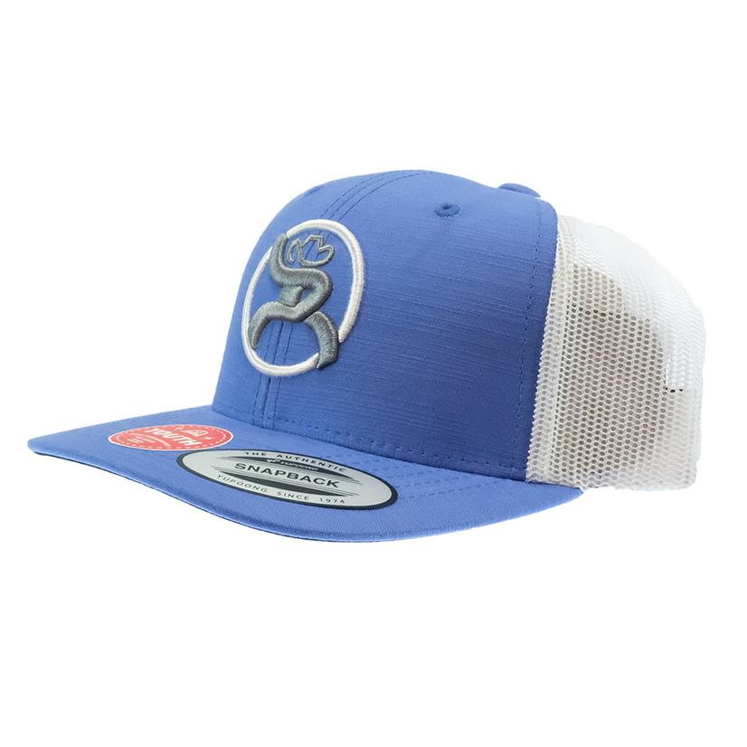  Hooey Strap Roughy Blue White 6panel Trucker Youth Cap