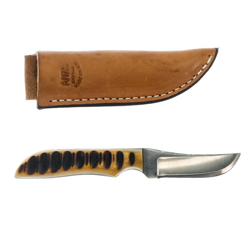  Anza Clip Point With Kudu Horn Handle