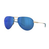 COSTA Helo Matte Champagne Deep Blue Turquoise Blue Mirror Sunglasses