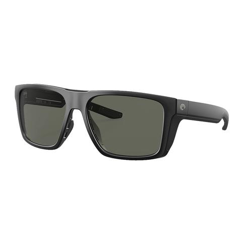 Costa Grey Lido 580G Black Matte Frame Sunglasses