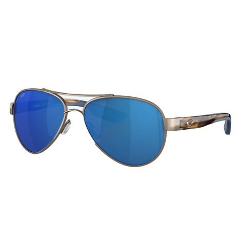 COSTA Loreto Blue Mirror 580P Golden Pearl Blue Sunglasses