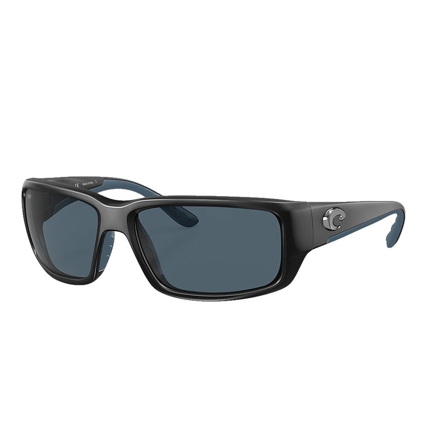  Costa Grey Fantail 580p Matte Black Frame Sunglasses