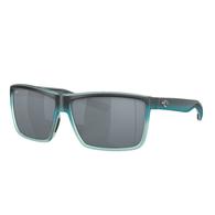 Costa Grey Rinconcito Silver Mirror 580P Matte Ocean Fade Sunglasses