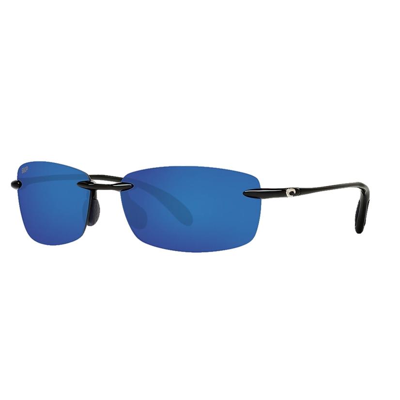  Costa Ballast Readers Blue Mirror 580p C- Mate 2.00 Shiny Black Sunglasses
