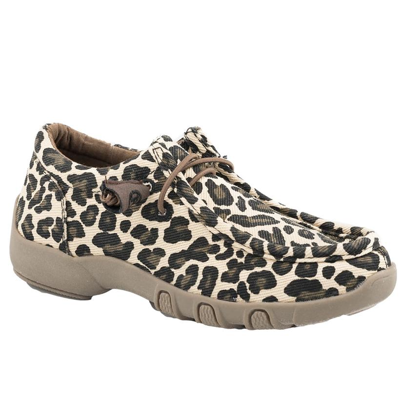  Roper Chillin Tan Leopard Girls Shoe