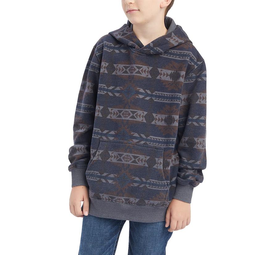  Ariat Blue Southwest Boy's Sweater