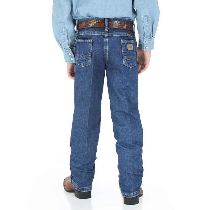  Wrangler Boy's George Strait Cowboy Cut Dark Wash Jeans