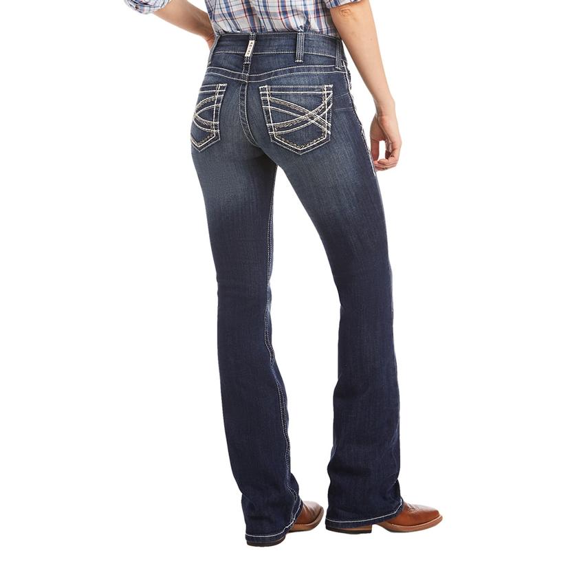  Ariat R.E.A.L.Mid Rise Boot Cut Entwined Women's Jeans