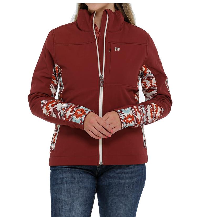  Cinch Burgundy Concealed Carry Women's Jacket