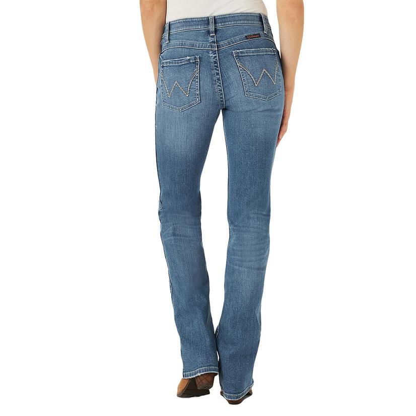  Wrangler Ultimate Riding Jean Q- Baby In Mid Wash Women's Jeans