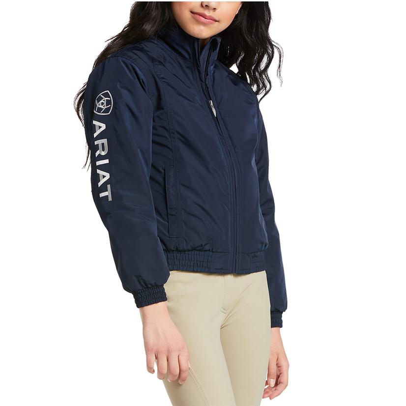  Ariat Navy Stable Insulated Girl's Jacket