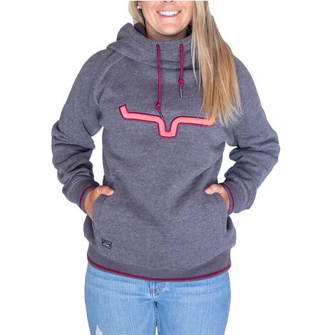 Kimes Ranch Charcoal Two Scoops Women's Hoodie 