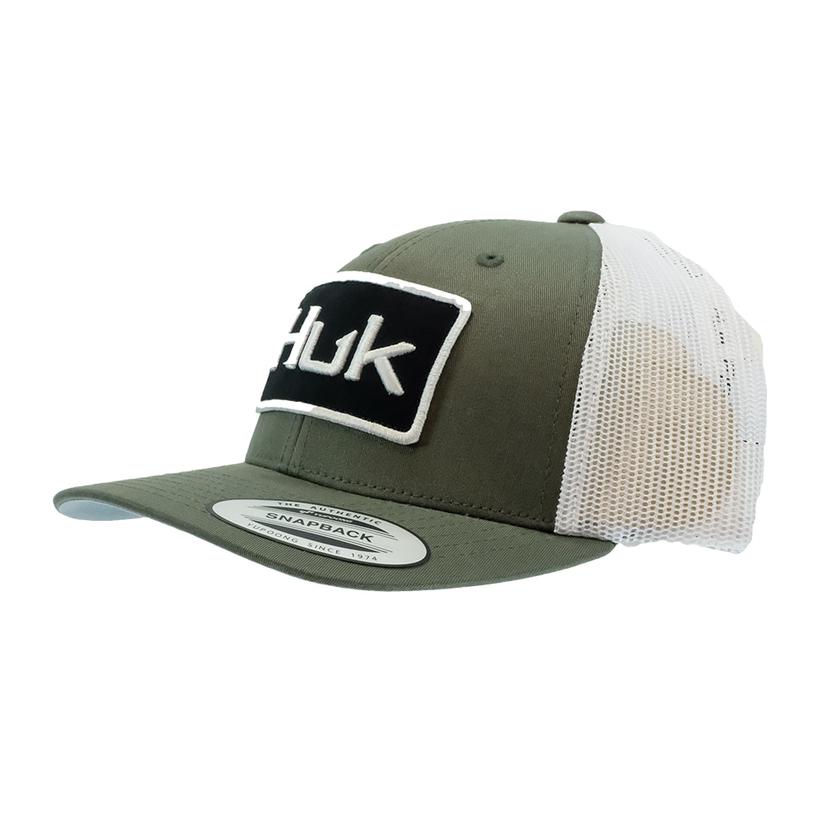  Huk Moss Solid Trucker Meshback Youth Cap