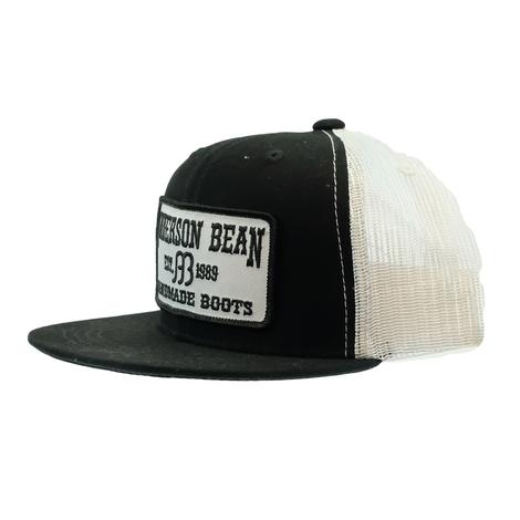 Red Dirt Hat Company Anderson Bean Black and White Meshback Youth Cap