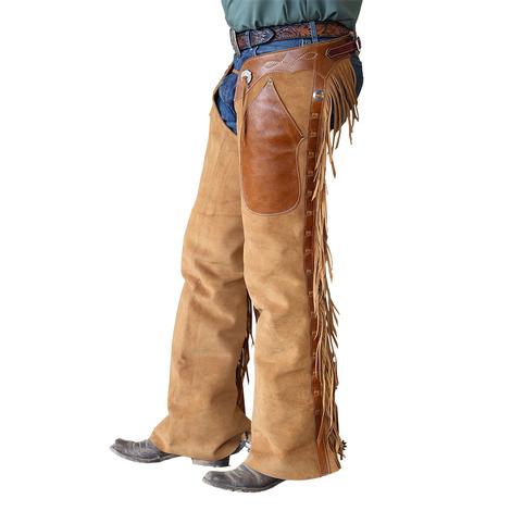 STT Exclusive Cowboy Work Chaps with Buckle Closure and Slickout Pocket