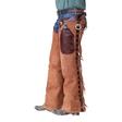 STT Exclusive Cowboy Work Chaps with Buckle Closure and Slickout Pocket WORK_BROWN