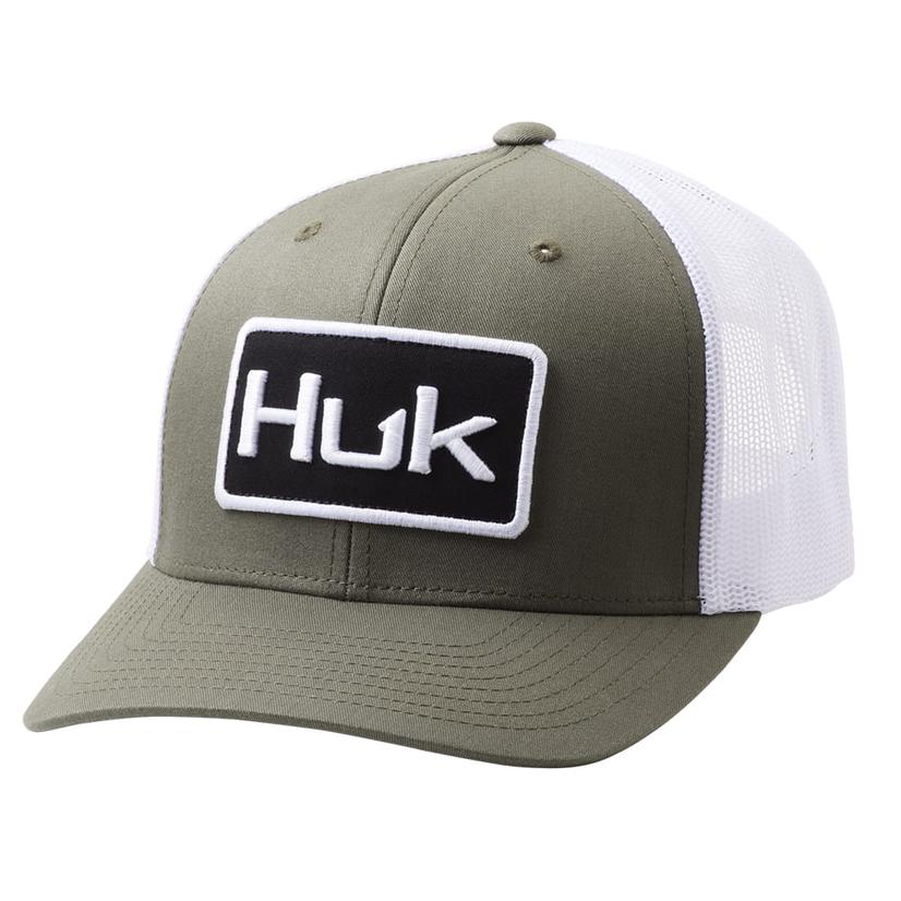  Huk Solid Moss Trucker Hat