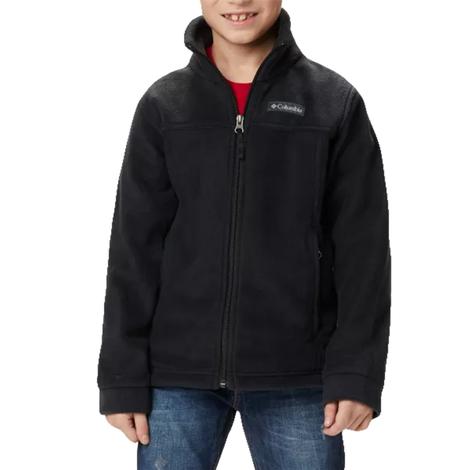 Columbia Boy's Steens Mountain II Fleece Jacket - Black