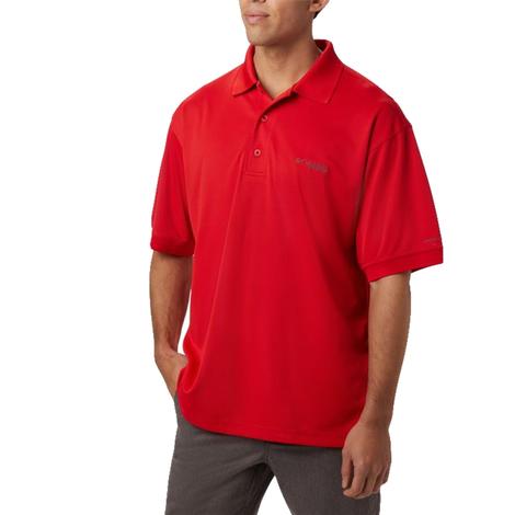 Columbia PFG Red Spark Perfect Cast Men's Polo