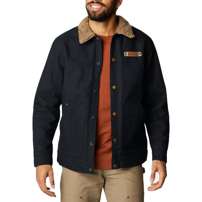  Columbia Men's Roughtail Sherpa Lined Field Jacket - Black
