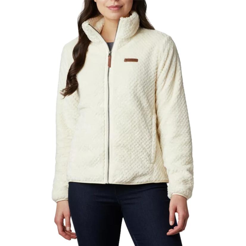  Columbia Women's Fire Side Ii Sherpa Full Zip Fleece Jacket - Chalk