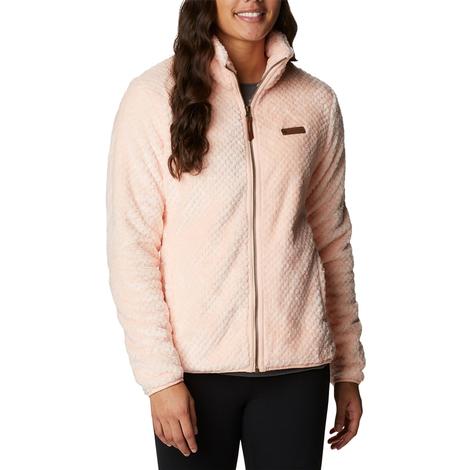 Columbia Women's Fire Side II Sherpa Full Zip Fleece Jacket - Peach Blossom