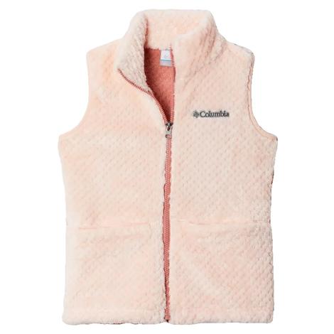 Columbia Peach Blossom Sherpa Fire Side Girls Vest