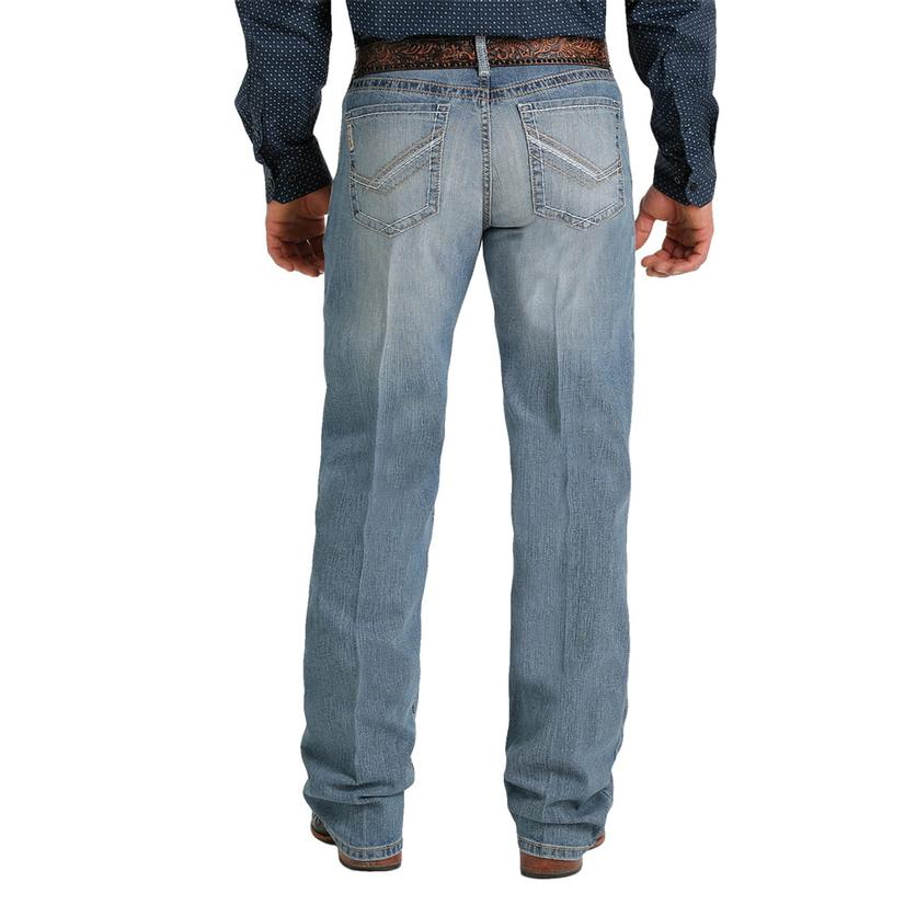 Cinch Grant Light Wash Relaxed Midrise Bootcut Men's Jeans