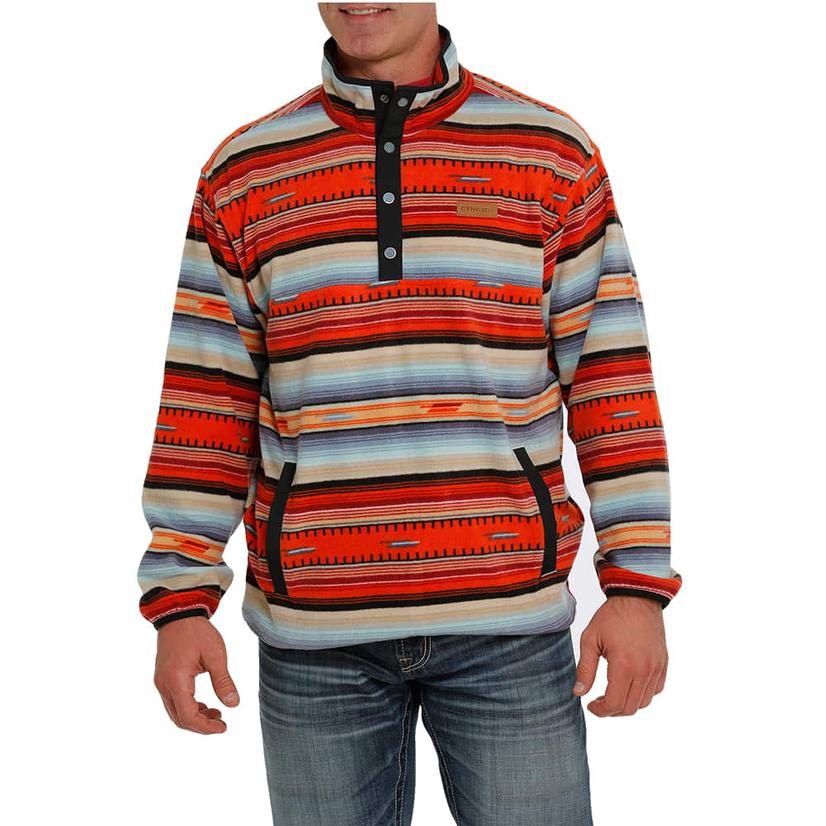  Cinch Multi- Color Fleece Men's Pullover