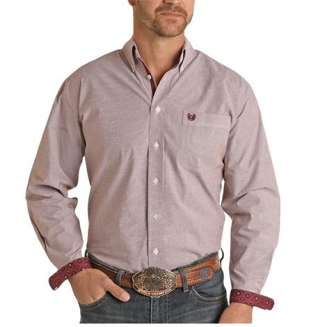 Panhandle Micro Striped Men's Long Sleeve Shirt