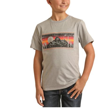 Rock and Roll Desert Sunset Boys T-Shirt