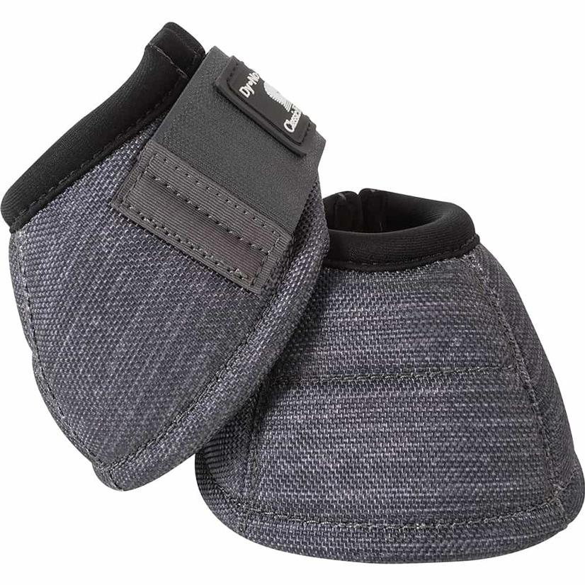 Classic Equine Dyno No-Turn Bell Boots CHARCOAL