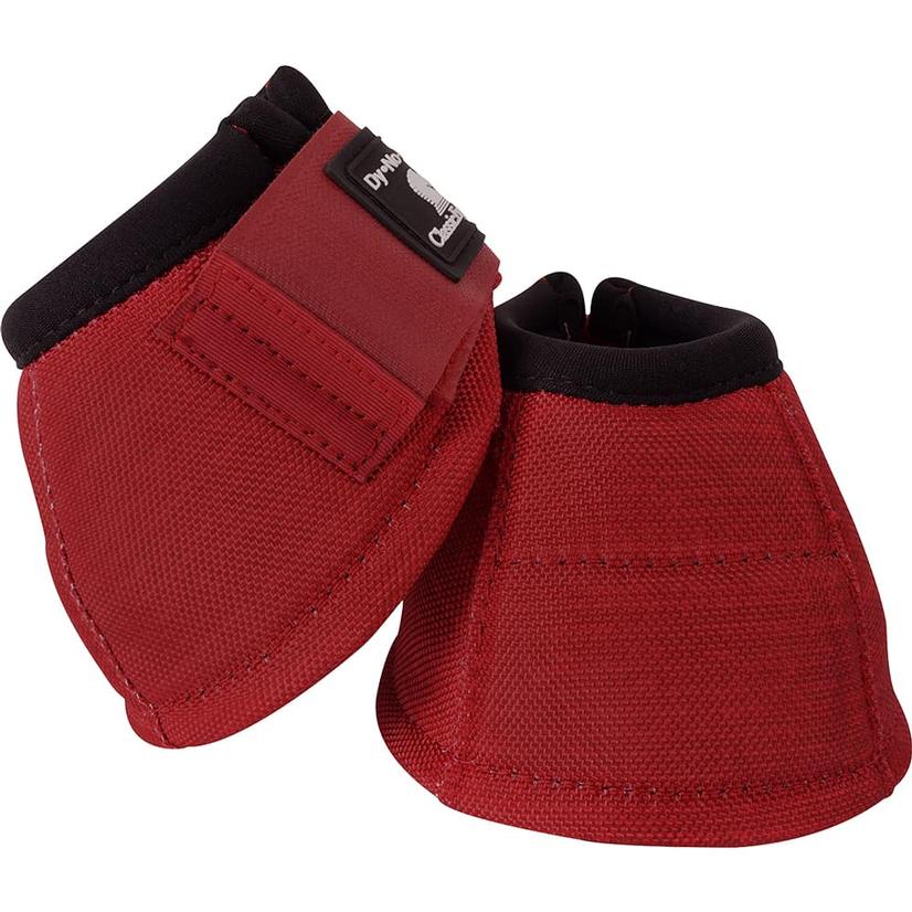 Classic Equine Dyno No-Turn Bell Boots CRIMSON