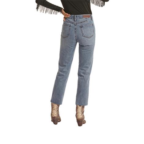Rock and Roll Straight Cropped Women's Jean
