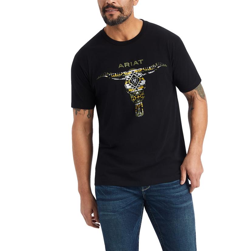  Ariat Aztec Skull Men's T- Shirt