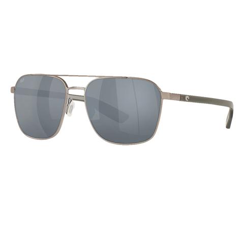 COSTA Gray Mirror Wader Brushed Gunmetal Sunglasses