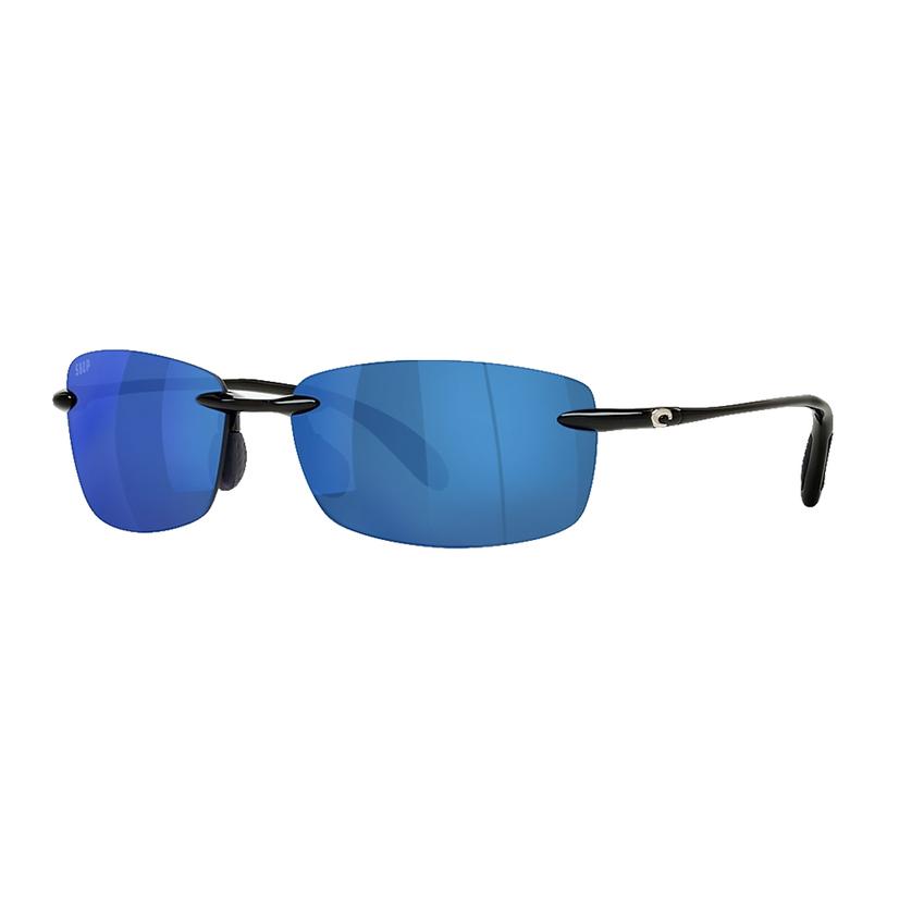  Costa Shiny Black Ballast Readers Blue Mirror 580p C- Mate Sunglasses