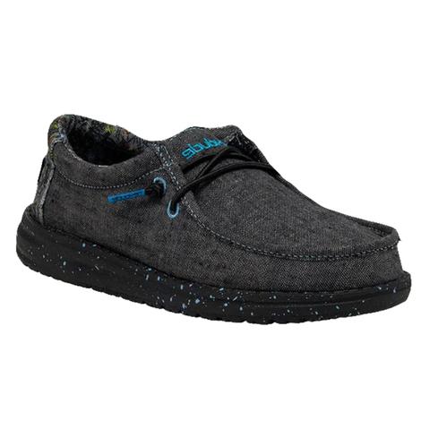 Hey Dude Wally Chambray Wave Ride Toddler Boys Shoe