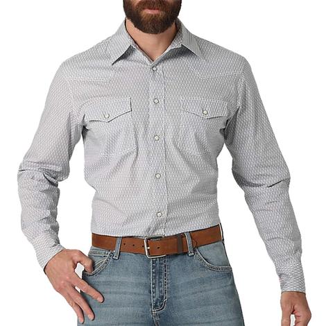 Wrangler Grey 20X Competition Men's Long Sleeve Shirt