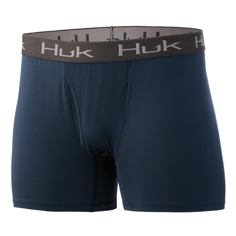  Huk Sargasso Sea Solid Men's Boxer Briefs
