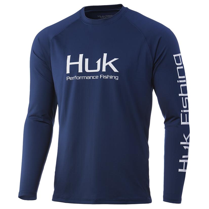  Huk Sargasso Sea Vented Pursuit Long Sleeve Men's Shirt