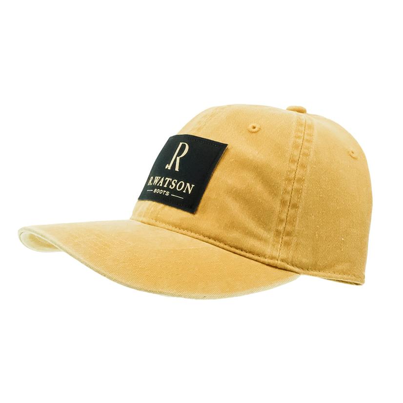  R.Watson Yellow Relaxed Twill Cap