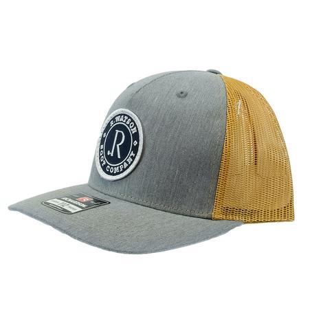 R. Watson Grey and Yellow Patch Cap
