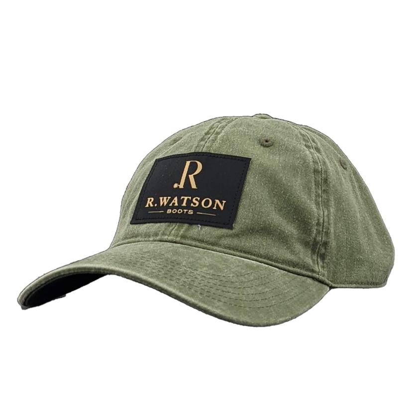  R.Watson Olive Logo Patch Cap