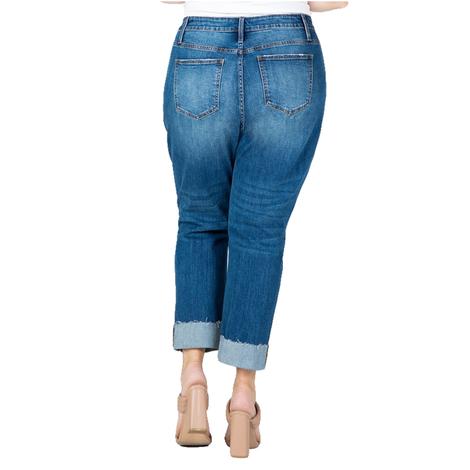 Ceros Medium Wash High Rise Plus Women's Jean