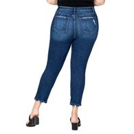 Ceros Dark Wash Skinny Distressed Cuff Women's Jean