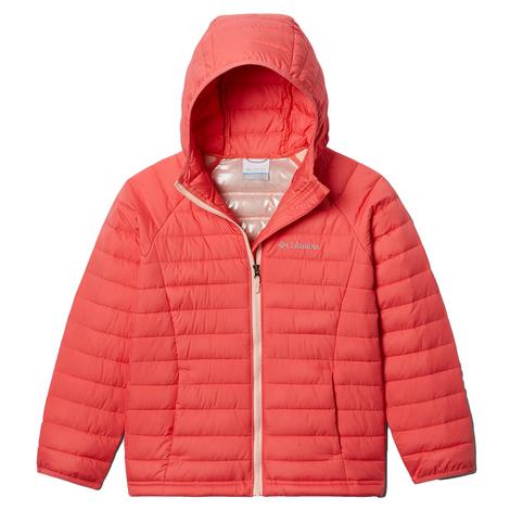 Columbia Powder Lite Girl's Insulated Jacket - Blush Pink